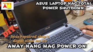 ASUS laptop biglang namatay at ayaw nang mag Power On.