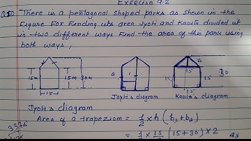 Class 8 - Exercise 9.1 - Q 10 | There is a pentagonal shaped parks as shown in the figure for