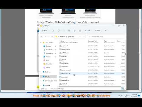 Fix gpedit.msc Not Found on Windows 10/8/7