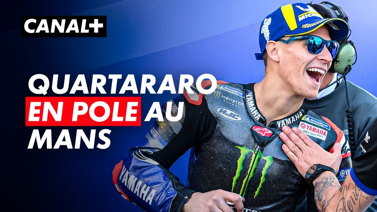 FABIO QUARTARARO EN POLE DU GRAND PRIX DE FRANCE - MotoGP - YouTube