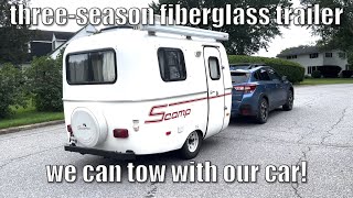 2012 Scamp 13 tour  lightweight fiberglass travel trailer