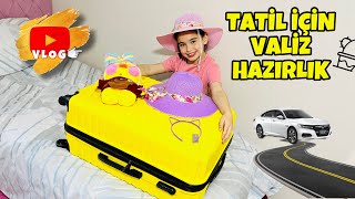 TATİL İÇİN VALİZ HAZIRLIK VLOG !! ANTALYA YOLCULUK HAZIRLIĞI !!