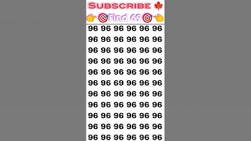 #find the #number 69#puzzle #quiz #quiztime #iqtest #puzzlegame