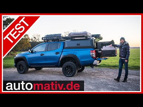 Mitsubishi L200 Explorer: Autarker Camper mit Solardach, Pick-up (DoKa) - Kurzvorstellung, Review