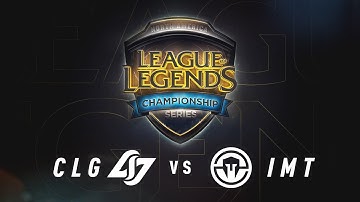 CLG vs. IMT - Week 7 Game 1 | NA LCS Summer Split | Counter Logic Gaming vs. Immortals (2017)
