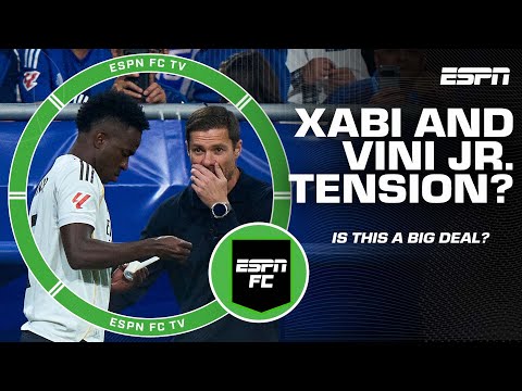 Is there CLEAR friction between Vinicius Jr. and Xabi Alonso?! 👀 | ESPN FC