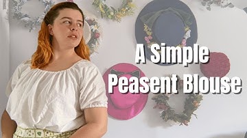 I made a Peasant Blouse in 30 minutes!