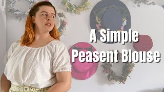 I made a Peasant Blouse in 30 minutes!