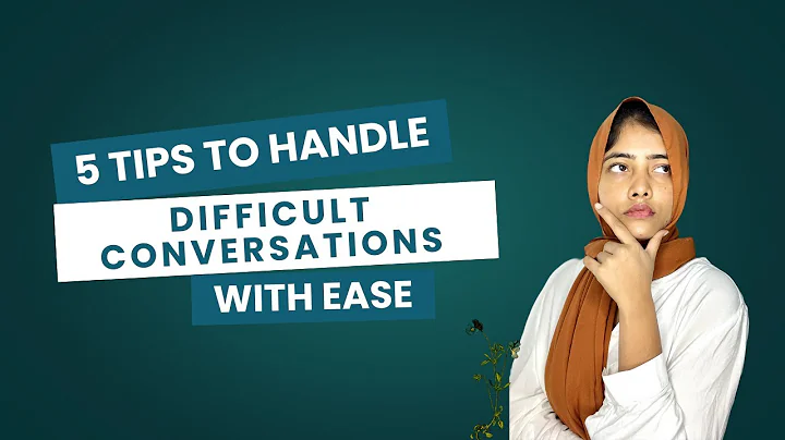 5 Tips to Handle Difficult Conversations with Ease💫