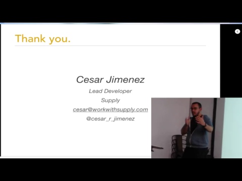 Tech Talk: Cesar Jimenez