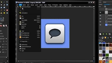 Gimp Tutorial: Create a Tweetie 2 iPhone Icon