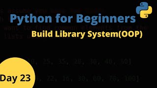 Python Project - Build a Library System in Python