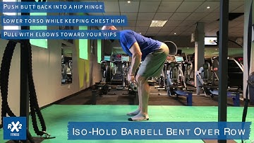 Iso-Hold Barbell Bent Over Row