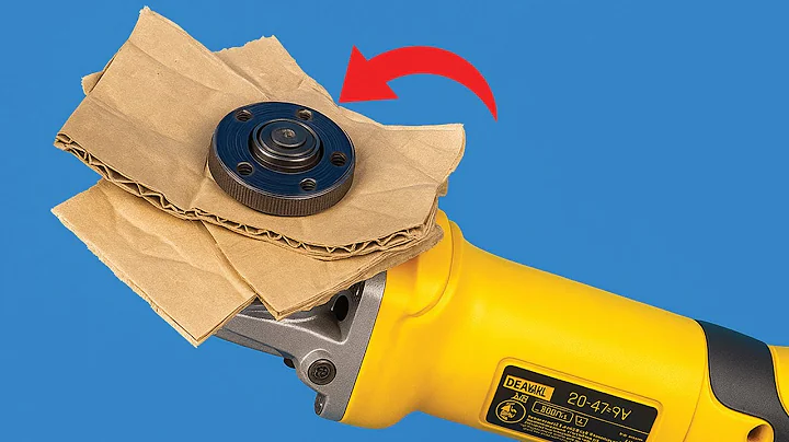 Why isn't it patented? Insert cardboard into an angle grinder and you'll be amazed