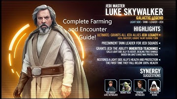 Jedi Master Luke Skywalker complete farming and encounter guide 2024