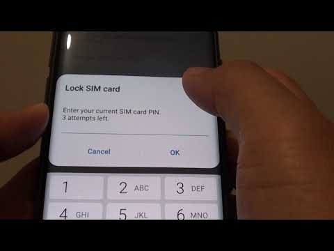 Video Samsung Galaxy S9: How to Enable / Disable Lock SIM... - youtube