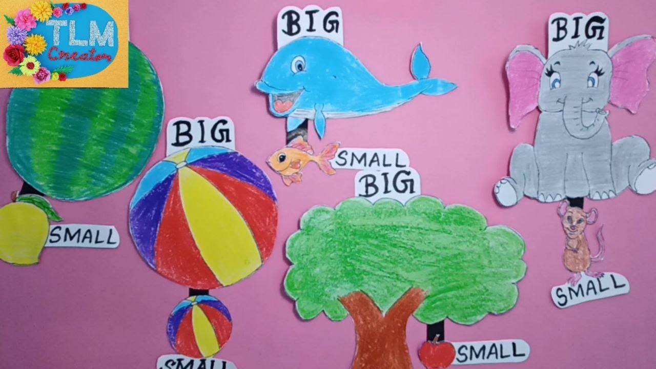 TLM for introduction of Big and Small | Ennum Ezhuthum TLM - YouTube