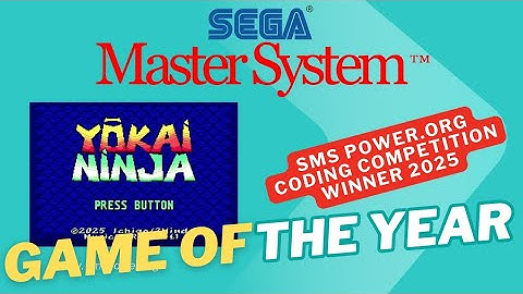 Yokai Ninja for Sega Master System - SMSPower Coding Competition 2025 WINNER