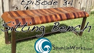 INCREDIBLE Reclaimed Wood Bench // (Ep. 34)