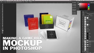 Making a Card Game Box MOCKUP in Photoshop CC