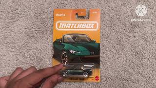 Matchbox 2015 Mazda Mx-5 Miata Dark Green Unboxing