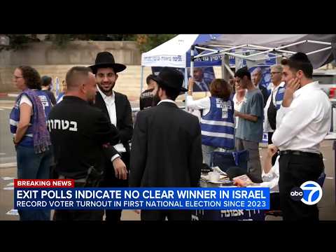 No clear winner yet after polls close in Israeli elections, exit polls indicate