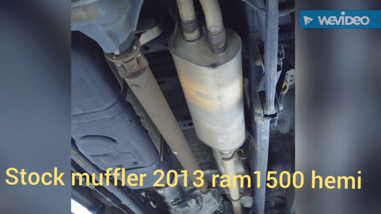 Ram 1500 exhaust Borla before and after sound YouTube