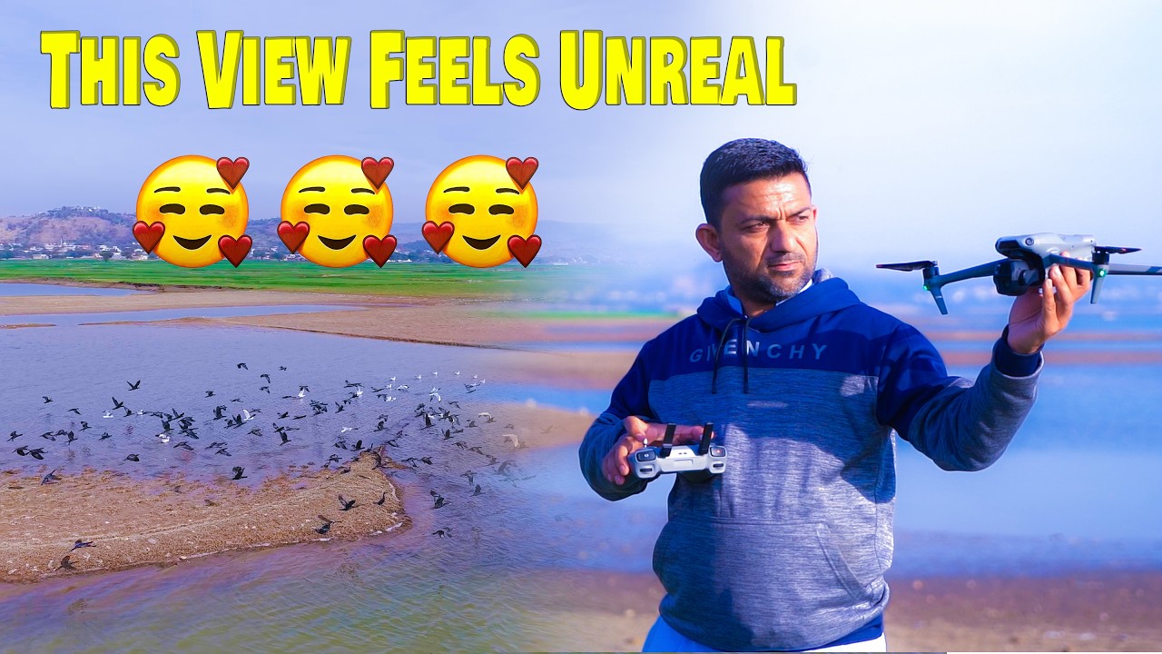 Thousands of Birds Flying Over River | Stunning Drone Cinematic 4K | Pure Nature Therapy