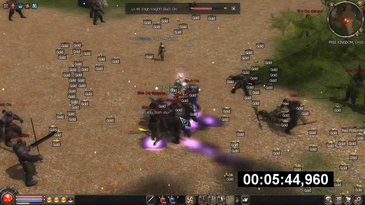 Tplay [cz.3] - Metin2 US - Dobijanie 30 i ekspresowy exp na BO