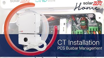 CT Installation For SolarEdge PCS Busbar Management