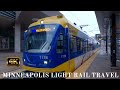 4K Minneapolis light rail Blue line-Light rail travel vlog | Minneapolis light rail mall of america