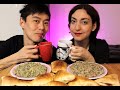 Мукбанг---Крапивная Каша/СЛОЙКИ с сыром и творогом/Кофе/Чай--- А ВЫ пробовали крапиву на вкус?