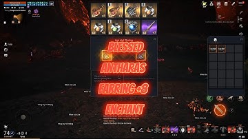 Blessed Antharas Earring +8 enchant | Lineage 2M