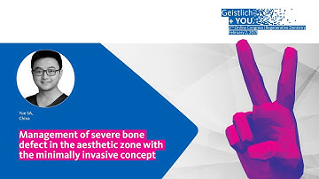 Management of severe bone defect in the aesthetic zone with the minimally invasive concept by Yue Sa