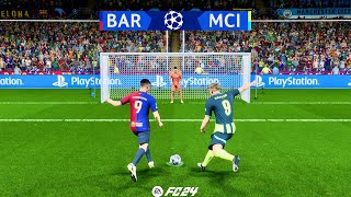 Champions League 24/25 - Barcelona vs. Manchester City - Penalty Shootout