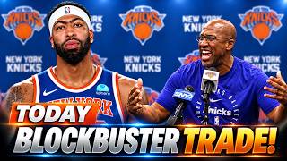 ANTHONY DAVIS TRADED TO THE KNICKS HE PLAYED AGAINST THEM 4 DAYS AGO