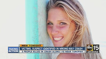 Victims, suspect identified in deadly wrong-way crash