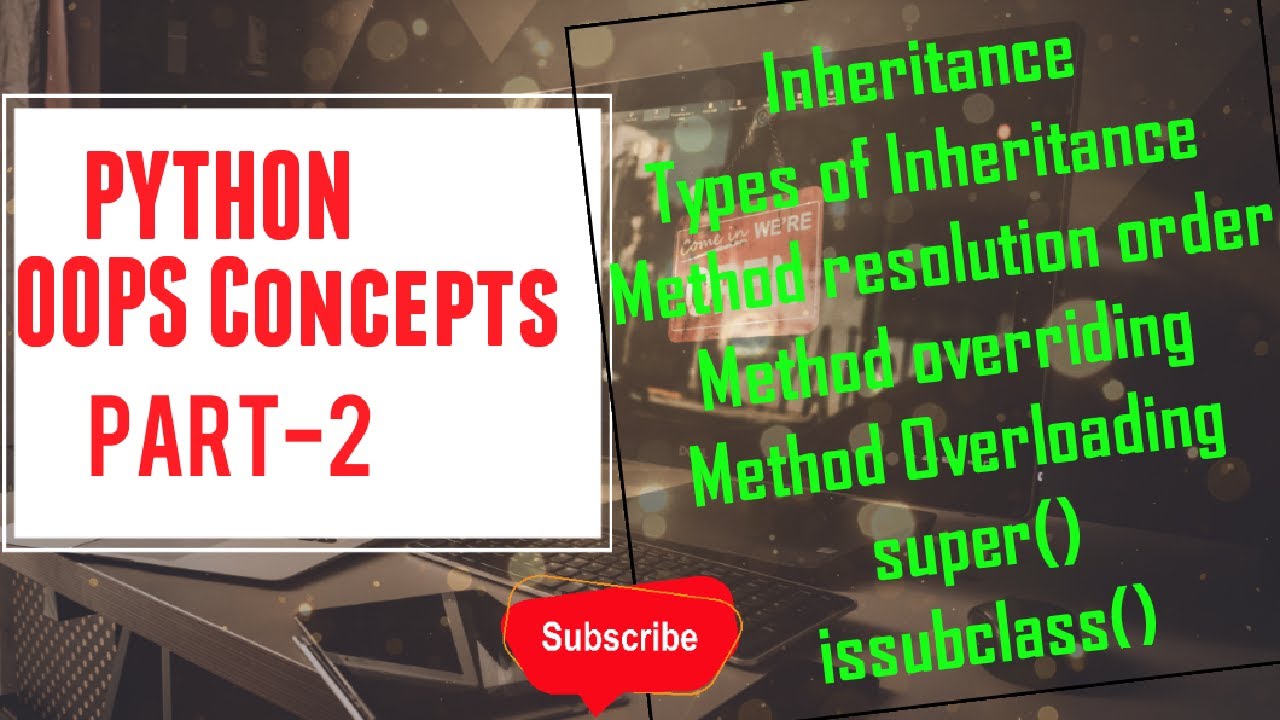 Python oops part2- Inheritence - YouTube