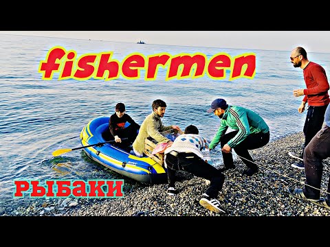 ⁴ᴷ⁶⁰fishing from a boat to the sea|рыбалка с лодки на море|თევზაობა ზღვაზე,ბათუმი