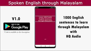 Spoken English through Malayalam - Free Android App! screenshot 3