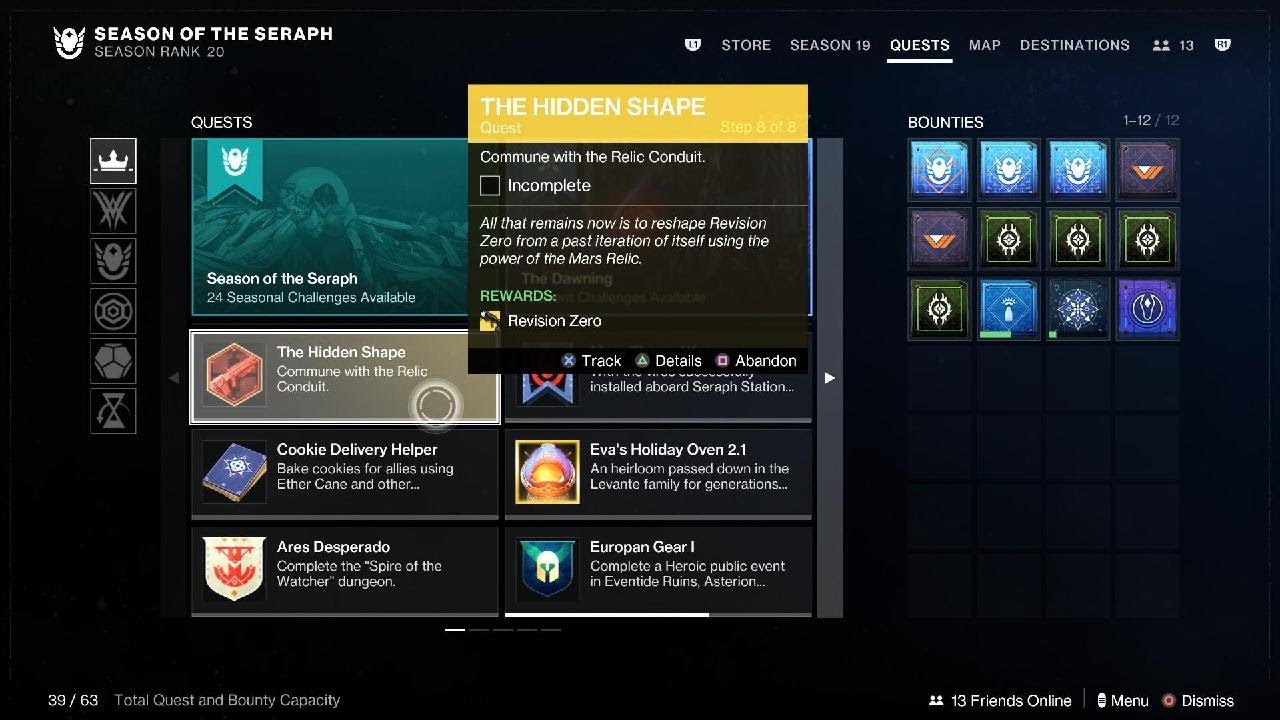 Shape Revision Zero | The Hidden Shape Exotic Quest (Destiny 2: Season Of The Seraph)