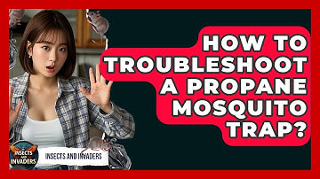 How To Troubleshoot A Propane Mosquito Trap? - Insects and Invaders