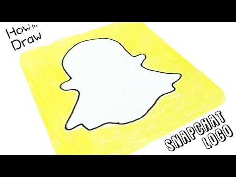 How To Draw The Snapchat Logo