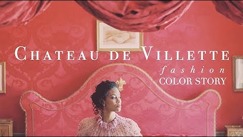 Color Theory | A Fashion Color Story at Chateau de Villette