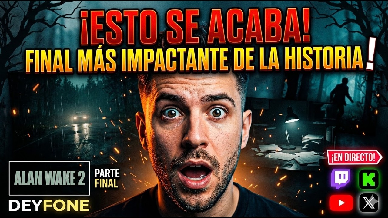 NUEVO ESGUINCE CEREBRAL❗ ALAN WAKE 2 #6 ❗