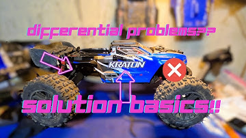 PART 2/3 (FRONT DIFF) - Arrma Kraton Differential Diagnosis & Repair Tutorial Series-1/8 Scale Truck