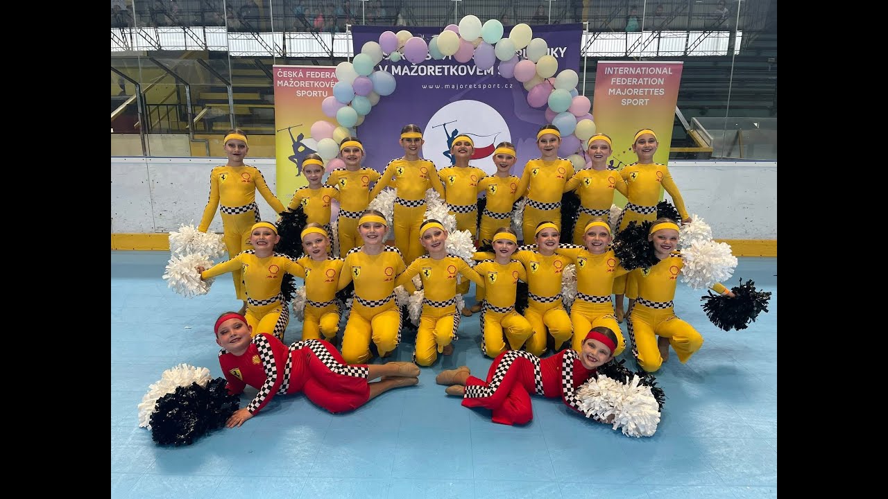 MiKaDo Karviná, pódiová sestava kadetky pompom 2025 - FORMULE