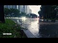 Heavy Rain Walk in Singapore| Thunderstorm