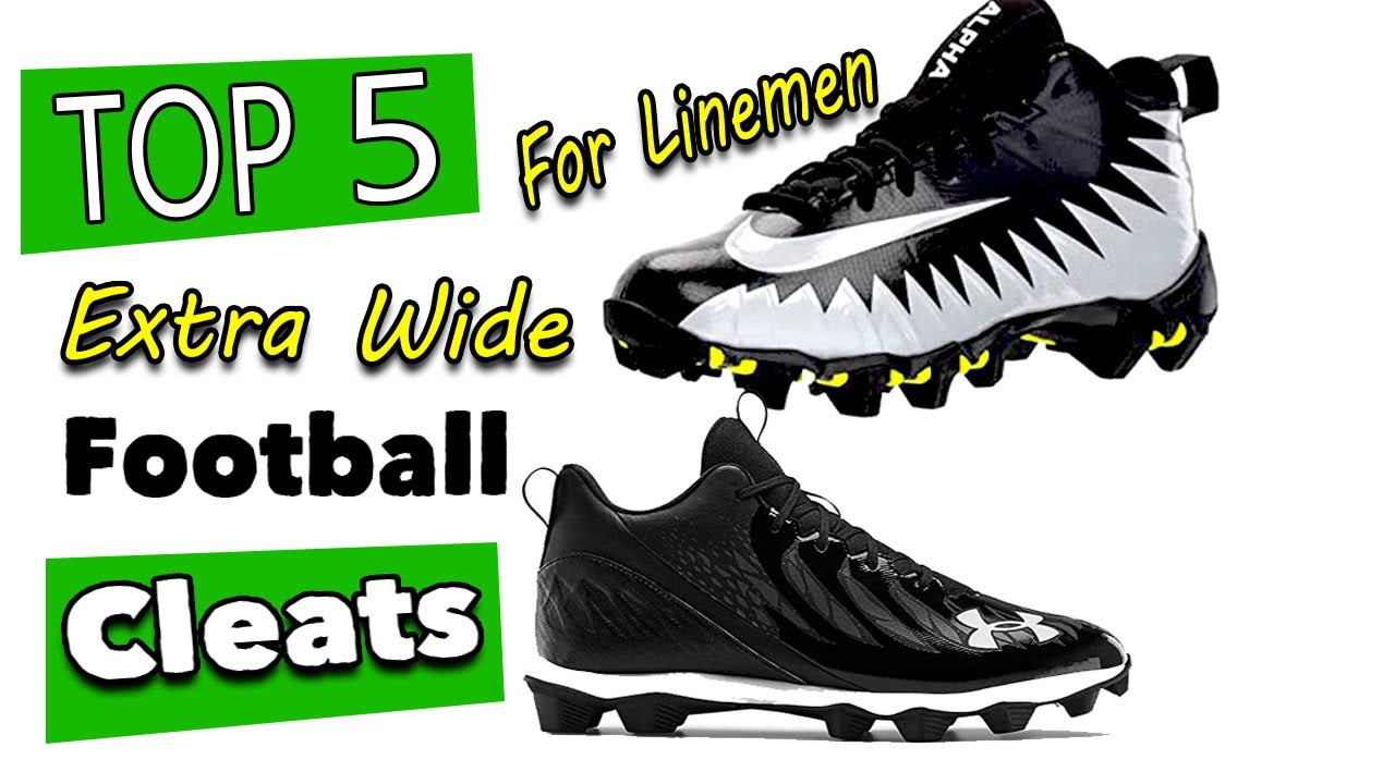 wide football cleats lineman