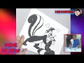 DIBUJANDO Nro 14 &quot;PEPE LE PEW&quot;